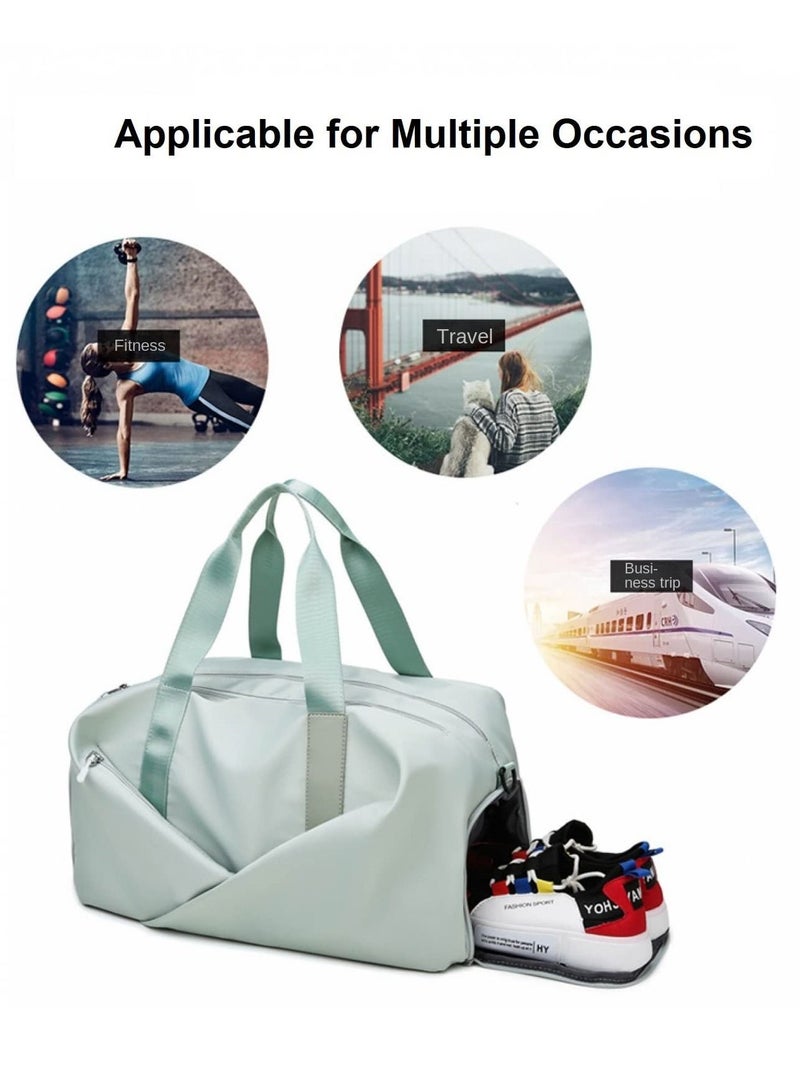 Duffle Bag Gym for Women Separate Shoes Compartment Yoga Wet and Dry Separation Beach
