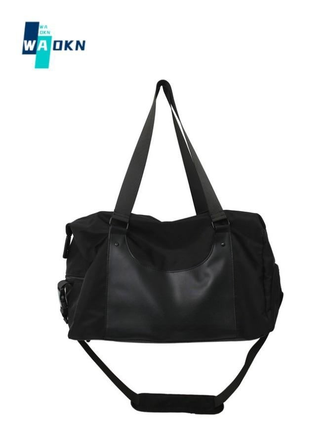 Expandable Travel Duffel Bag for Men Women Water Resistant Gym Handbag Large Capacity Tote Bag with Zipper for Girls Single-Shoulder Sports Bag for Men Fitness Yoga Dry Wet Separation Luggage Bag