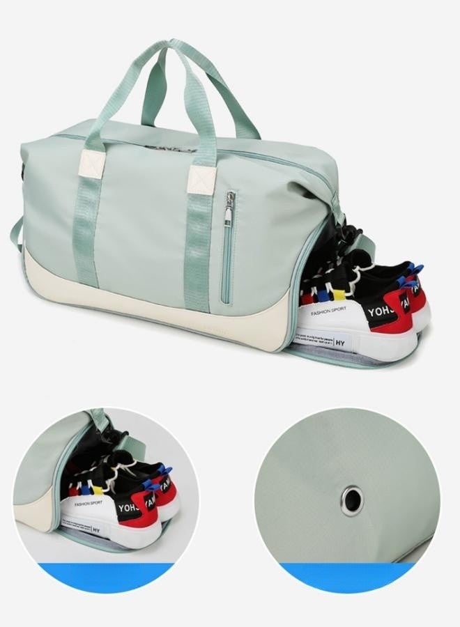 Duffle Bag Sports Fitness Travel Unisex Bag Dry and Wet Separation Pocket, Shoulder and Carry On Luggage Bag With Shoe Compartment Multi-function Training, Yoga, Luggage, Gym