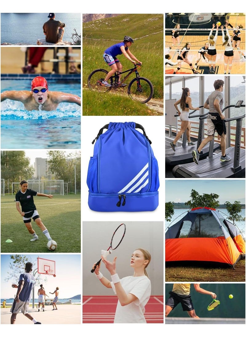 Waterproof Outdoor Lightweight Folding Travel Sports Fitness Bundle Pocket Drawstring Backpack