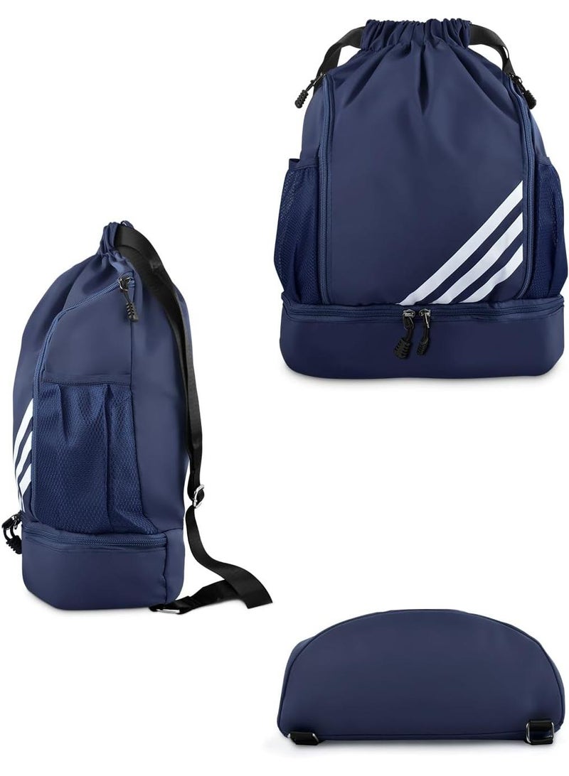 Waterproof Outdoor Lightweight Folding Travel Sports Fitness Bundle Pocket Drawstring Backpack