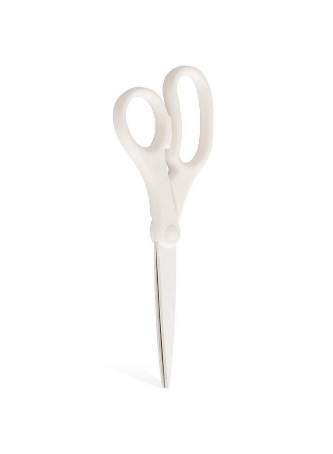 Multi Purpose Precision Scissors 8 Inch White Ergonomic Handle & Stainless Steel Blades Sold Individually