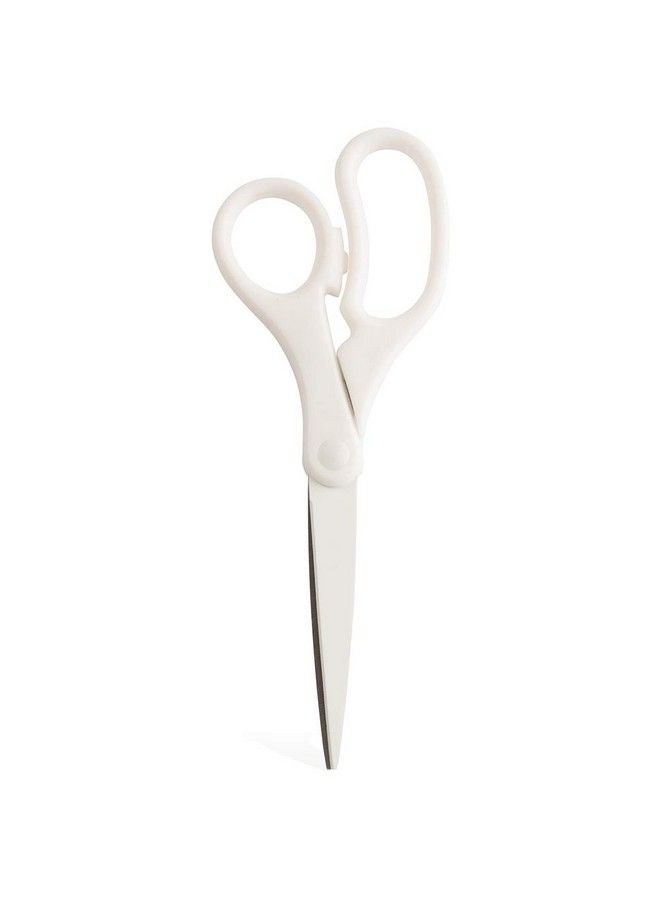 Multi Purpose Precision Scissors 8 Inch White Ergonomic Handle & Stainless Steel Blades Sold Individually