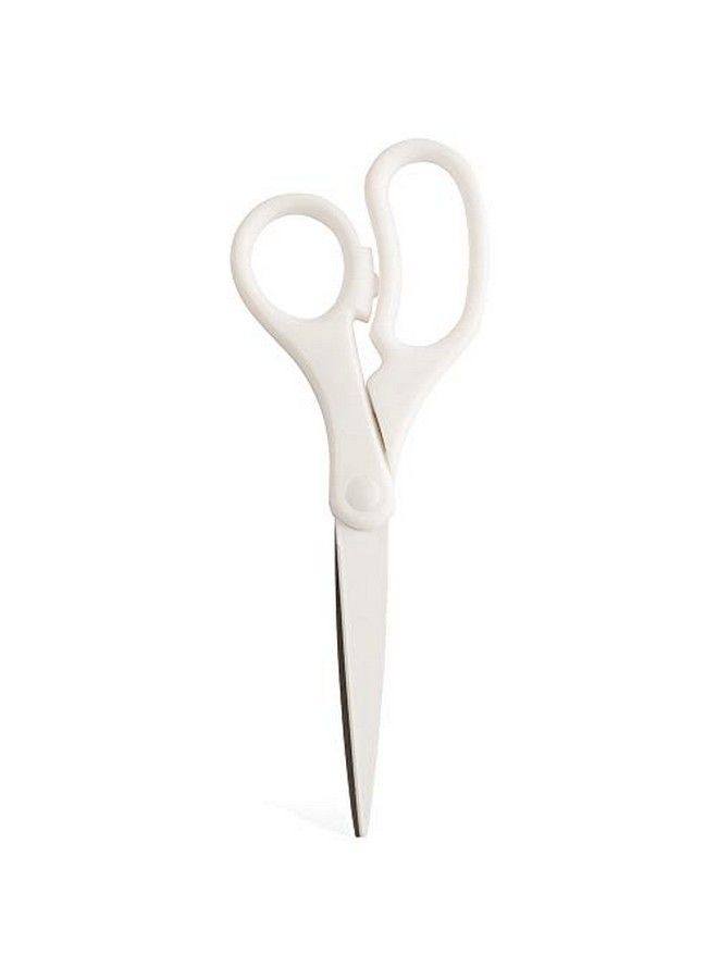 Multi Purpose Precision Scissors 8 Inch White Ergonomic Handle & Stainless Steel Blades Sold Individually