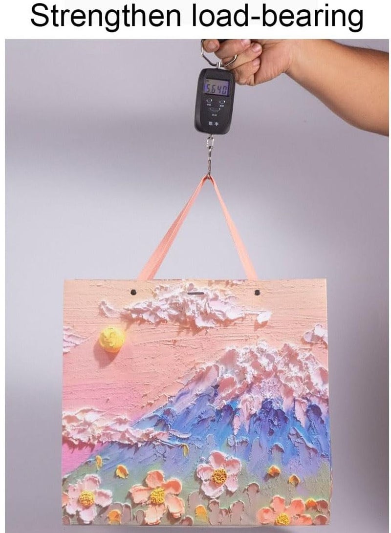 5Pcs Color Gift Bag with Handle for Presents Oil Painting Thick Gift Wrap Paper Bags for any Events