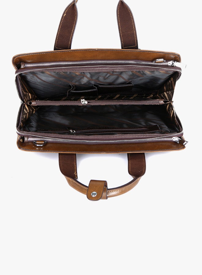 Vintage Business Briefcase Brown