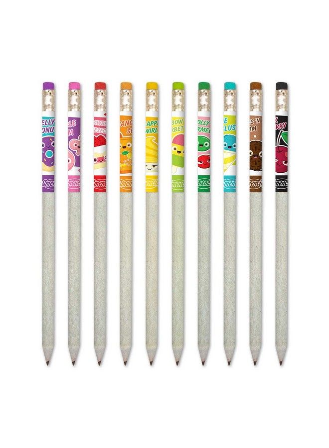 Smencils Scented Graphite Hb 2 Pencils Made From Recycled Newspapers 10 Count Gifts For Kids School Supplies