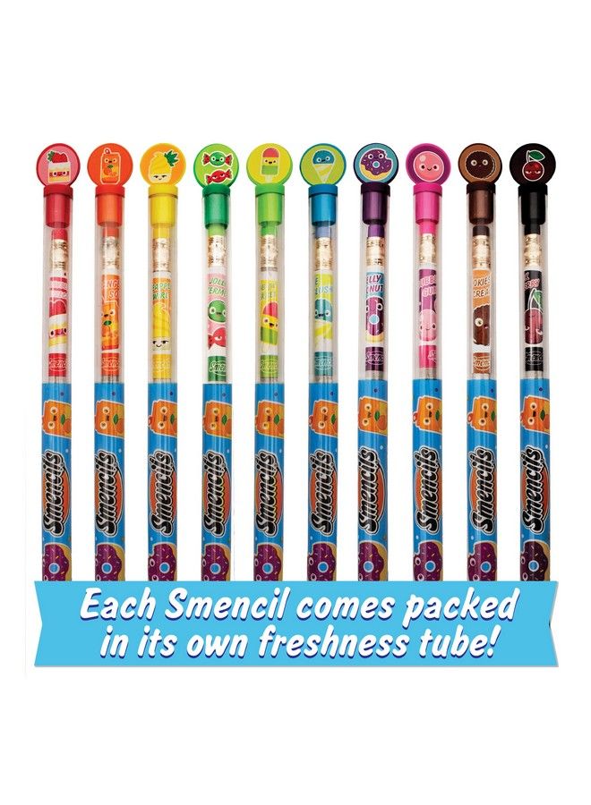 Smencils Scented Graphite Hb 2 Pencils Made From Recycled Newspapers 10 Count Gifts For Kids School Supplies