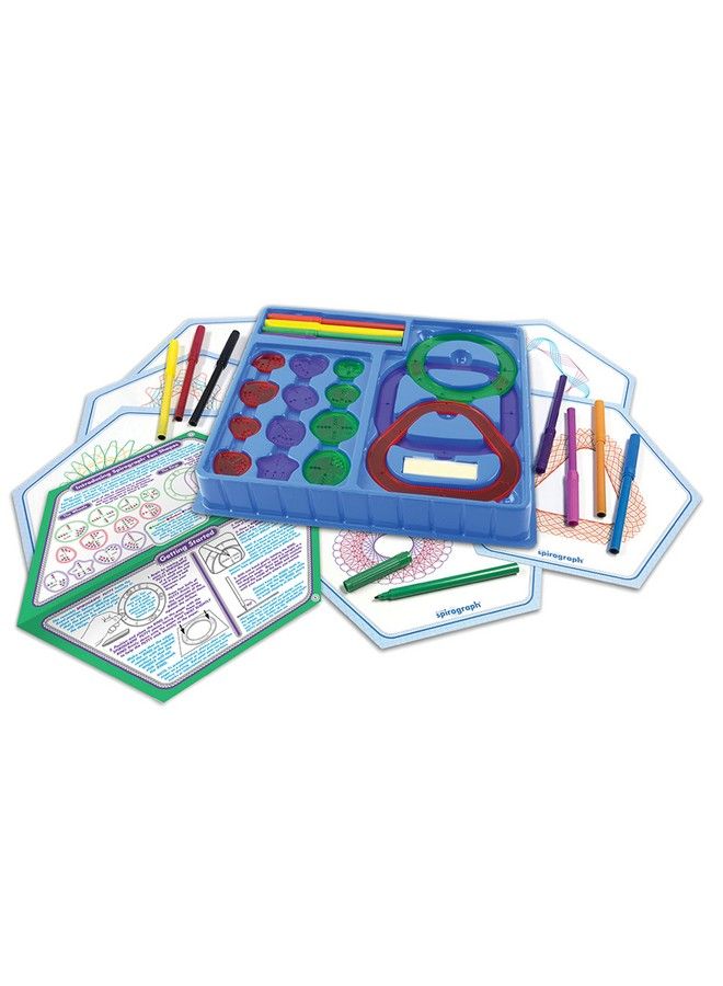 Spirograph Fun Shapes Drawing Art Set Classic Spirograph Gear Play With New Shapes For Ages 8+