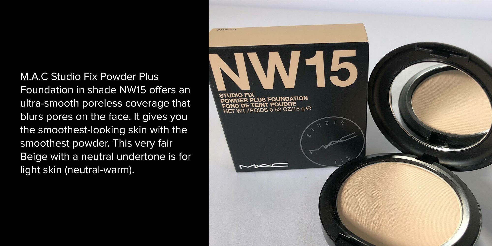 Studio Fix Powder Plus Foundation NW 15 Beige