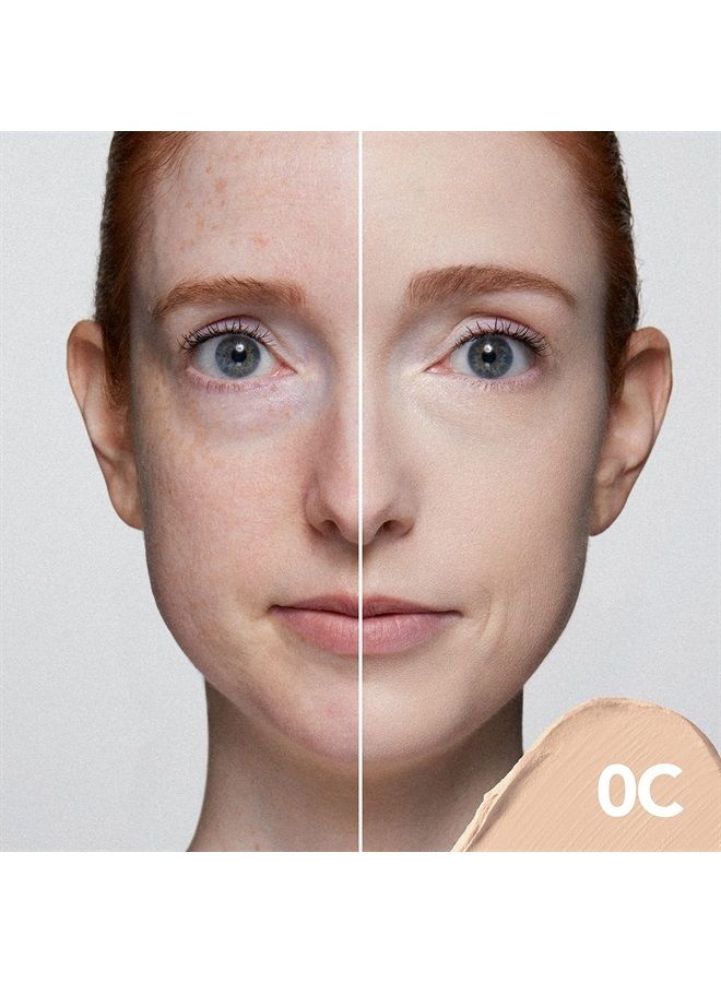 Cover Creme High Coverage Foundation with SPF 30, 0C Pale Ivory, 1 Oz.