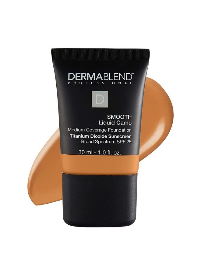 Smooth Liquid Foundation with SPF 25, 45W Honey, 1 Fl. Oz.