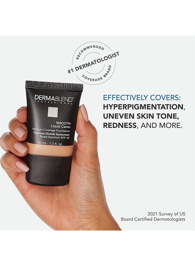 Smooth Liquid Foundation with SPF 25, 45W Honey, 1 Fl. Oz.