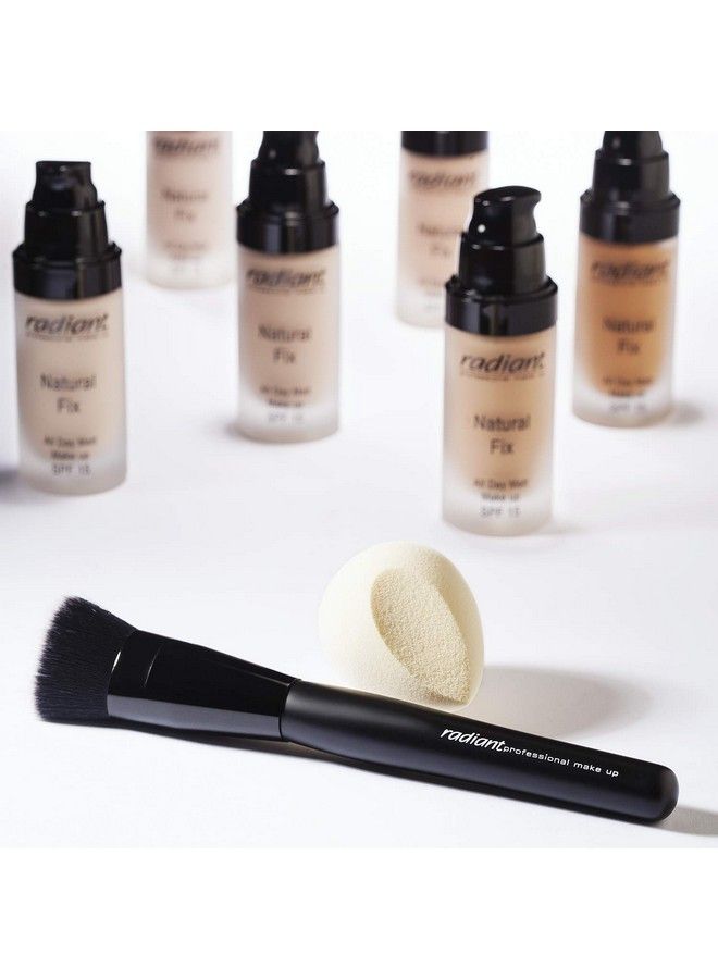 Radiant Professional Natural Fix All Day Matte Cream Foundation Long Wear High Coverage Face Makeup Foundation With Spf 15 Oil Free Matte Finish For All Skin Types1.01 Oz. (3 Beige)