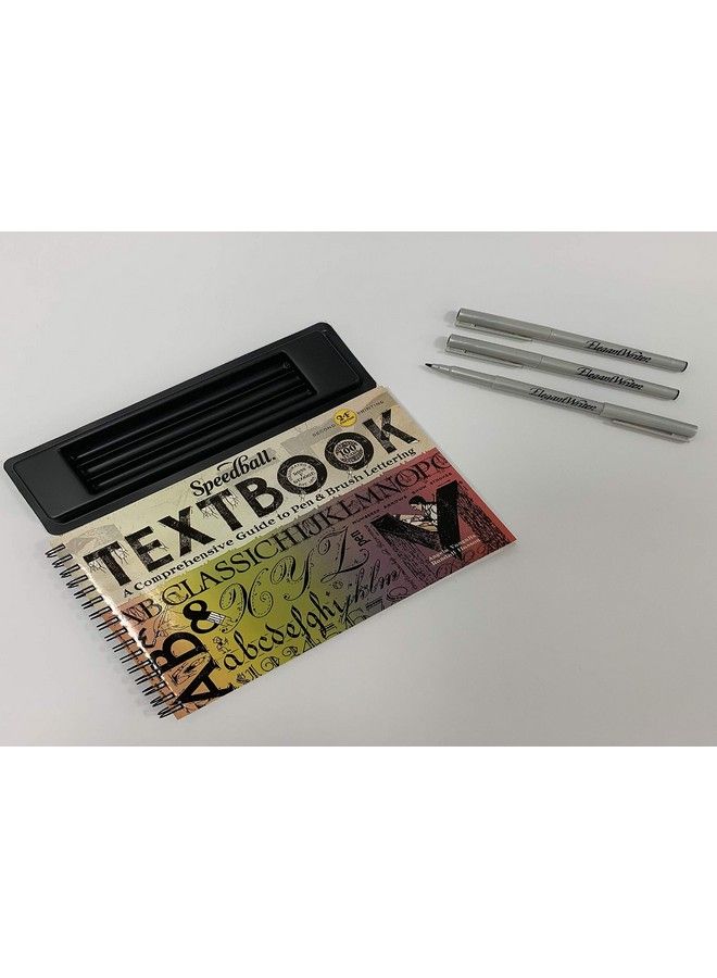 Textbook Project Kit Includes 1.3 Mm 2.0 Mm And 3.0 Mm Elegant Writer Calligraphy Markers Chisel Nib Tip Pens For Drawing Journaling And Scrapbooking