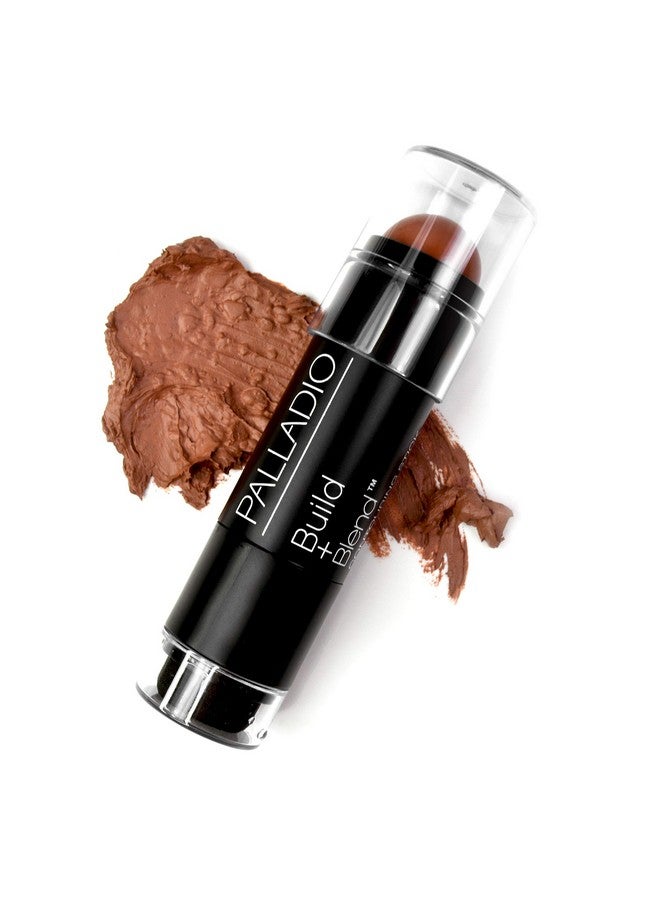 Contouring Makeup Stick Build + Blend Contour Stick Makeup, Face Makeup For Perfect Sculpting Look, 0.23 Ounce (Amber Glow)