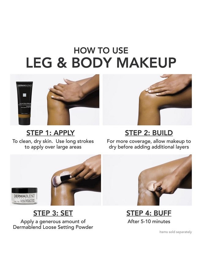 Leg And Body Makeup Foundation With Spf 25, 45N Medium Bronze, 3.4 Fl. Oz.