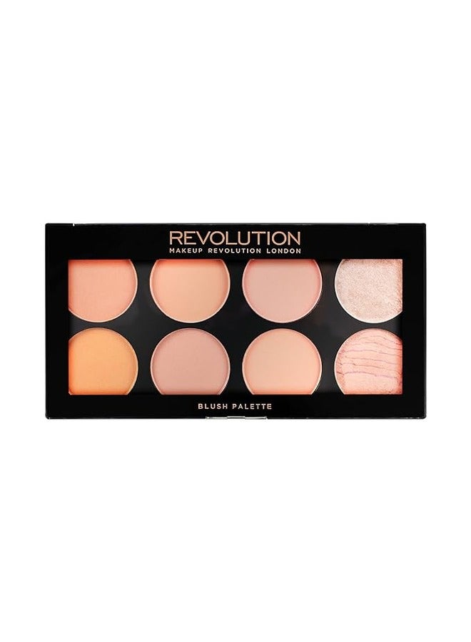 Makeup Revolution Ultra Blush Palette Hot Spice Multicolour