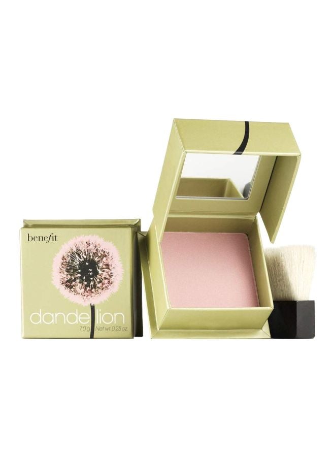 Dandelion Powder Blush With Brush Pink/White/Black