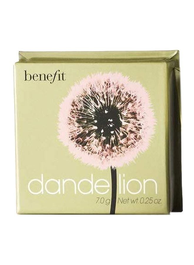 Dandelion Powder Blush With Brush Pink/White/Black