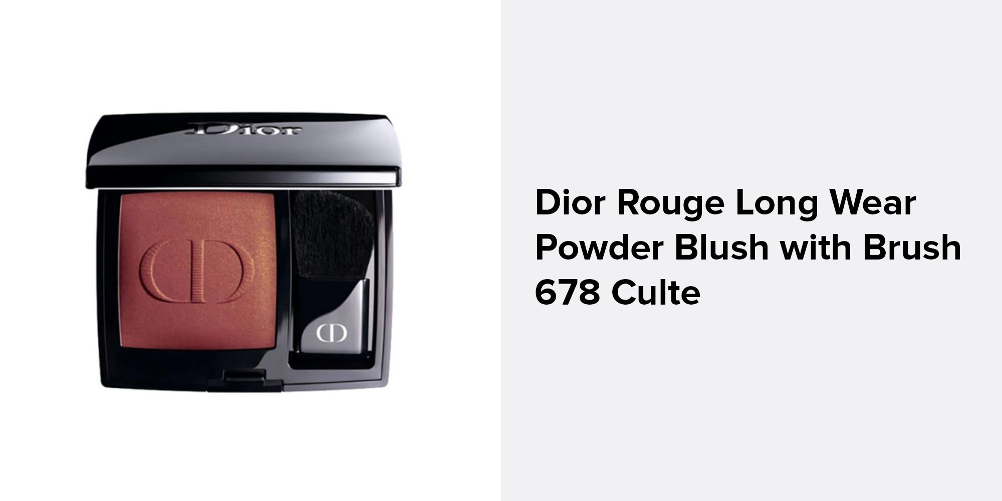 Rouge Long Wear Powder Blush With Brush 678 Culte