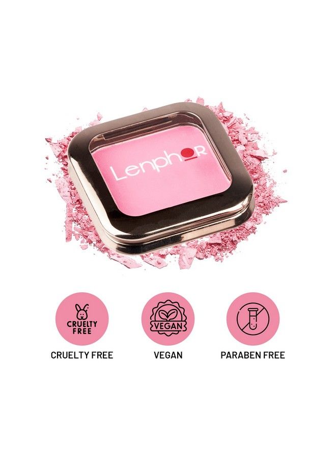 Cheekylicious Blush For Face Makeup Smudge Proof Matte Finish Long Lasting Blusher For Face Makeup ; Professional Makeup ; Highlighter For Face Makeup ; Daily Makeup ; Coral Rush 03