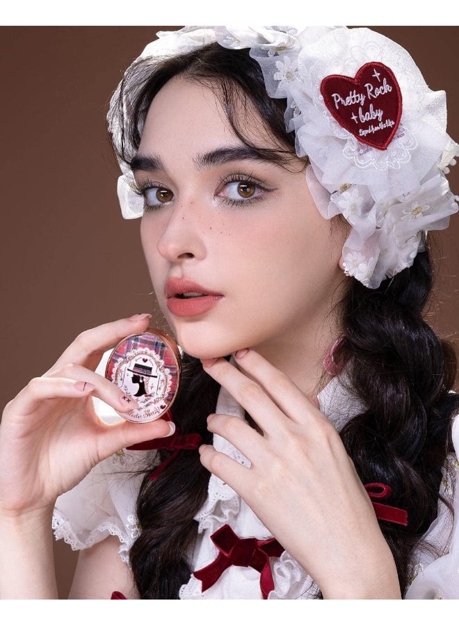 Chocolate Wonder-Shop Embossed Blush 03 Tartan Coat