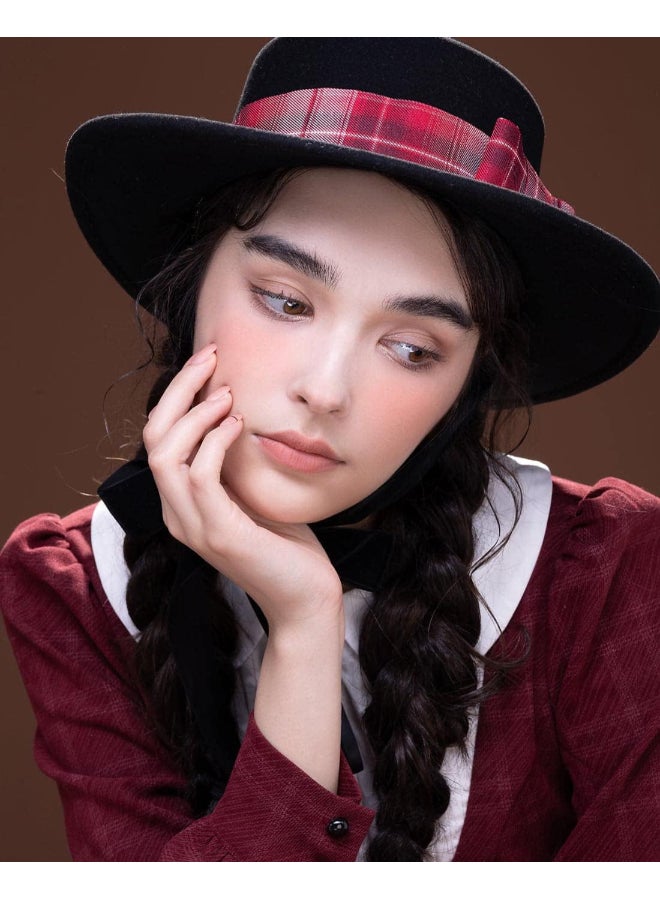 Chocolate Wonder-Shop Embossed Blush 03 Tartan Coat