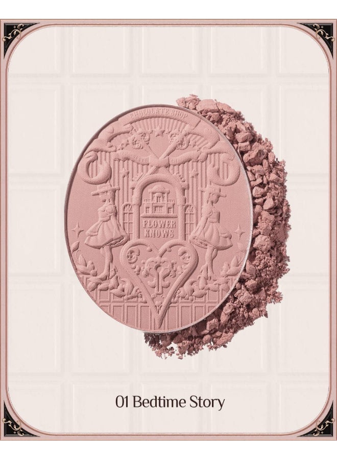 Chocolate Wonder-Shop Embossed Blush 01 Bedtime Story