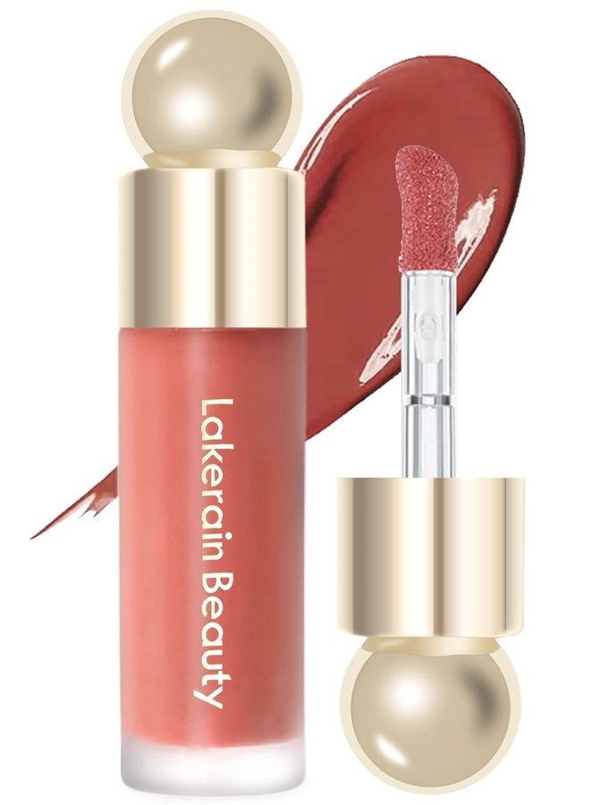 Liquid Cream Blush, Soft Dewy Face Blush, Natural Matte Finish Looking, Long-lasting Cheek Tint, Lightweight Blendable Feel, Moisturizing Face Blush for Cheek, 04