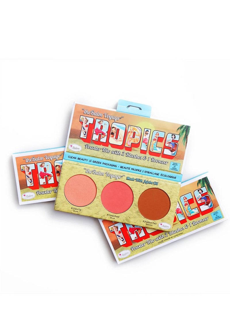 The Balm Tropics Powder Trio Palette