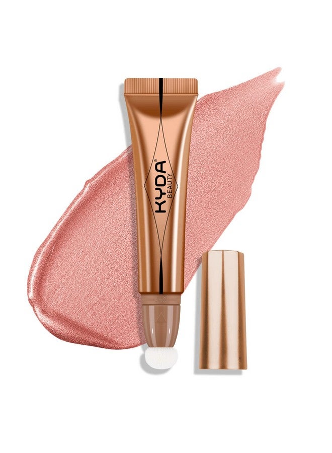 Blush Wand, Shimmer Face Blush With Cushion Applicator, Natural Pearl Finish, Silky Smooth Creamy Formula, Lightweight Blendable Blush Rouge Stick, By Ownest Beautypearl Pink