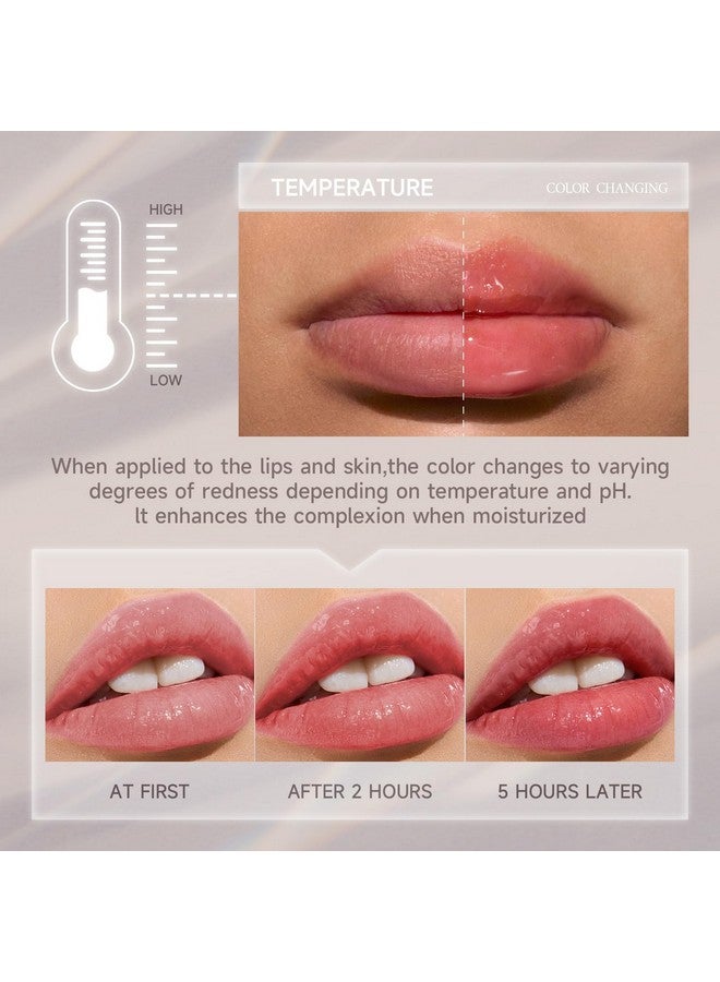 Color Changing Blush Stick For Cheeks Makeup Clear Blush Ph Temperature Changing Pink Cream Blusher Magic Waterproof Face Blush Stick Natural Lightweight Multiuse Lips And Cheek Tint