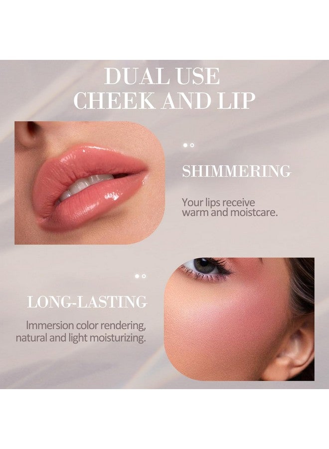 Color Changing Blush Stick For Cheeks Makeup Clear Blush Ph Temperature Changing Pink Cream Blusher Magic Waterproof Face Blush Stick Natural Lightweight Multiuse Lips And Cheek Tint