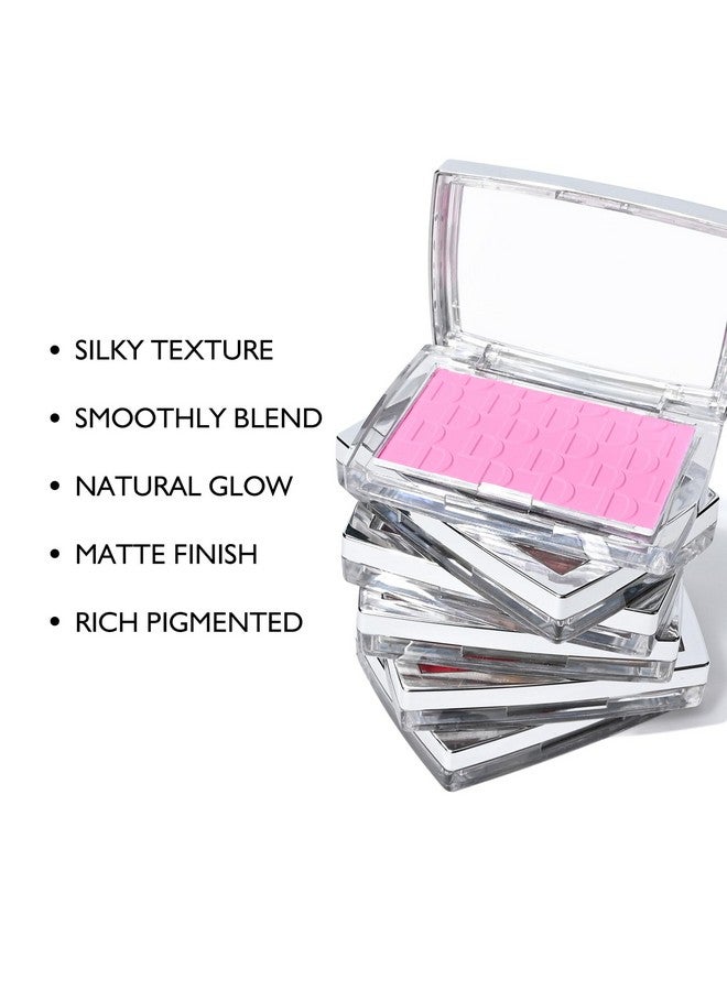 Powder Blush Radiant Glow Face Blusher Blendable Formula Lasting Moisturizing Ultra Fine Lightweight Texture Pink