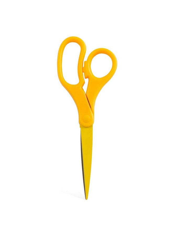 Multipurpose Precision Scissors 8 Inch Yellow Ergonomic Handle & Stainless Steel Blades Sold Individually