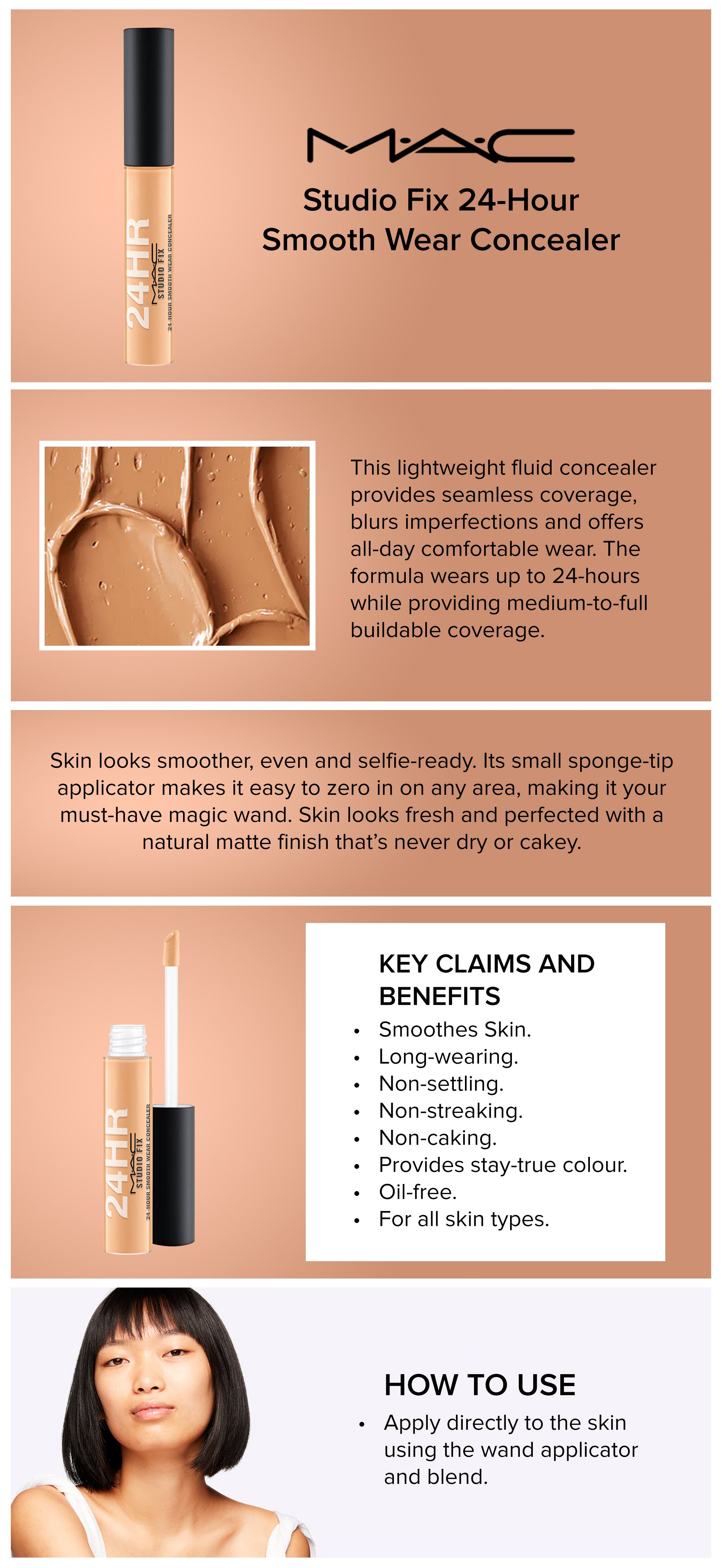 STUDIO FIX 24-HOUR SMOOTH WEAR CONCEALER NC42 NC42