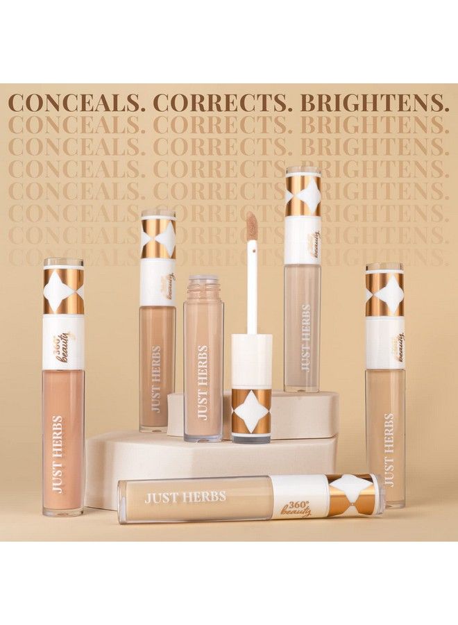 Concealer For Face Makeup With Liquorice Root Dewy Finish Full Coverage Ultra Blendable Dark Circle Spot Brightening And Correcting Concealer 6Ml (Natural)