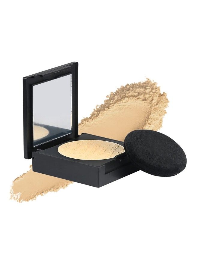 Powder Play Banana Compact For Colour Correction Or To Mask Shine Oilcontrolling Smooth Application Long Lasting