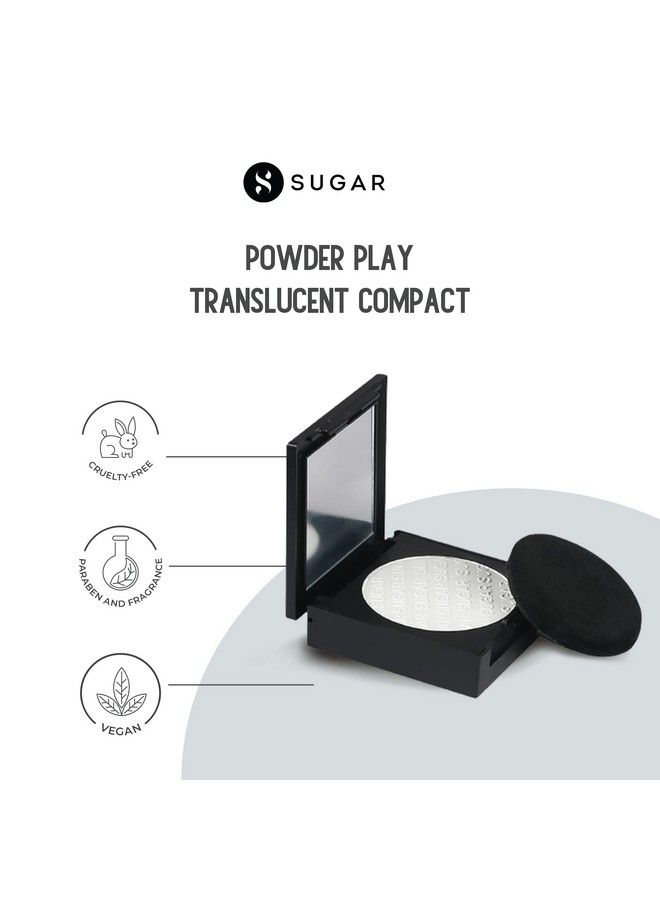 Powder Play Translucent Compact For Matte Finish Skin Highlight Or Subtle Baking Oilcontrolling Smooth Application Long Lasting