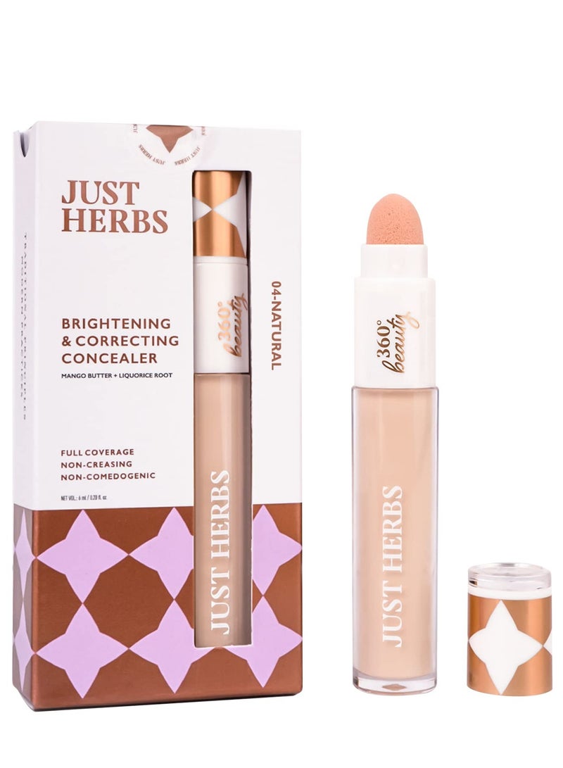 Just Herbs Concealer for Face Makeup Full Coverage 6ml