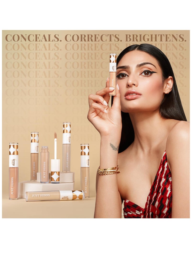 Just Herbs Concealer for Face Makeup Full Coverage 6ml