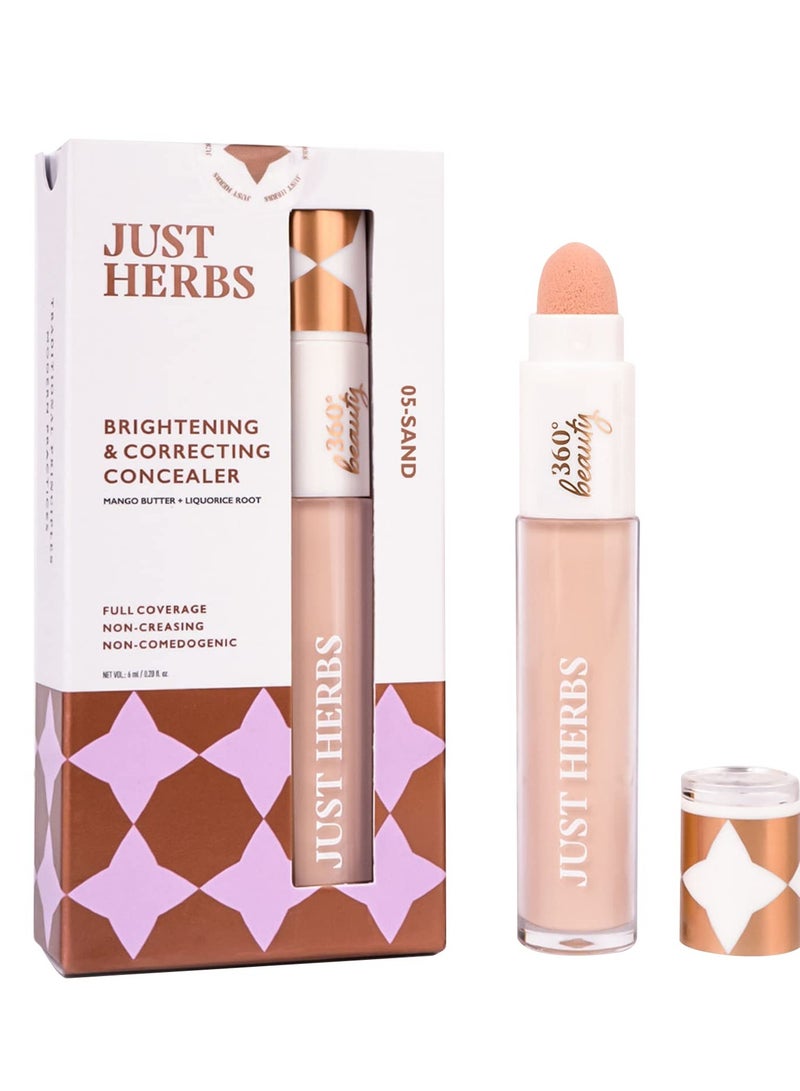 Just Herbs Concealer for Face Makeup Full Coverage 6ml