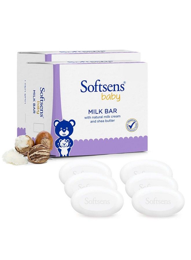 Baby Milk Bar Soap With Natural Milk Cream & Shea Buttervitamin Eparabens Free (6 Soaps X 100G)