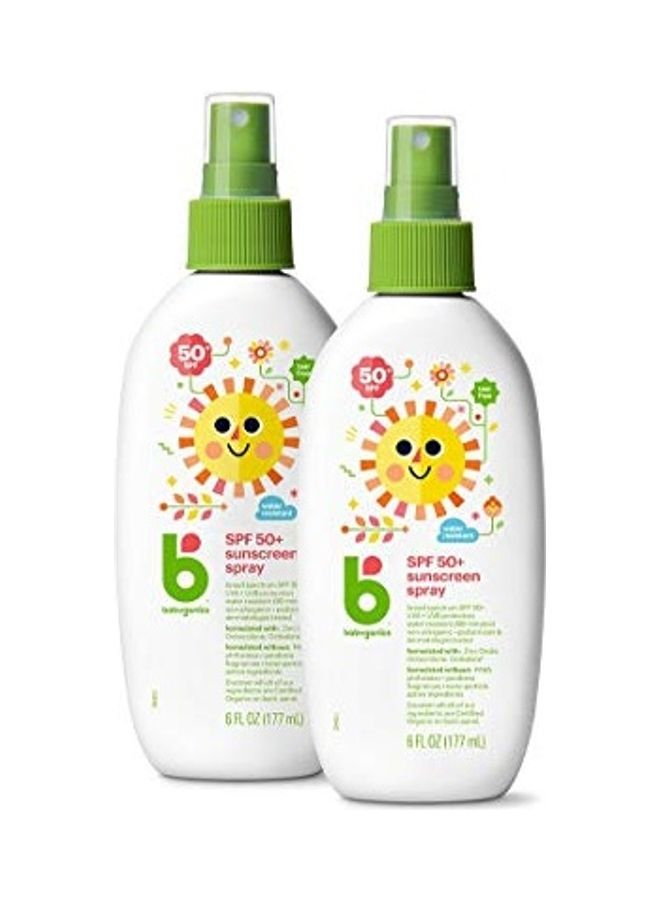 Pack Of 2 SPF 50 Baby Sunscreen Spray