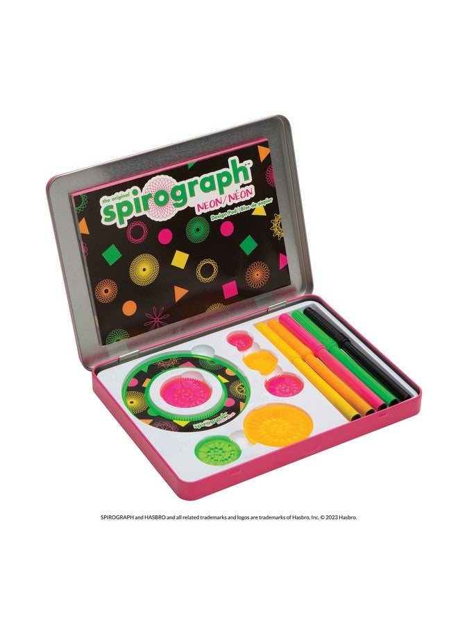 Neon Tin Art Drawing Kit The Classic Way To Make Countless Amazing Designs With Neon Colors For Ages 8+