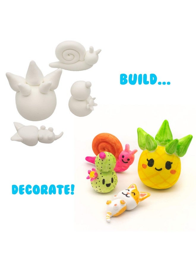 Air Dough White Air Dry Ultra Light Nontoxic Modeling Clay In A Resealable Bag Including Tutorial Videos (Educational Create & Decorate Diy Kids Gifts Arts & Crafts For Boys & Girls)