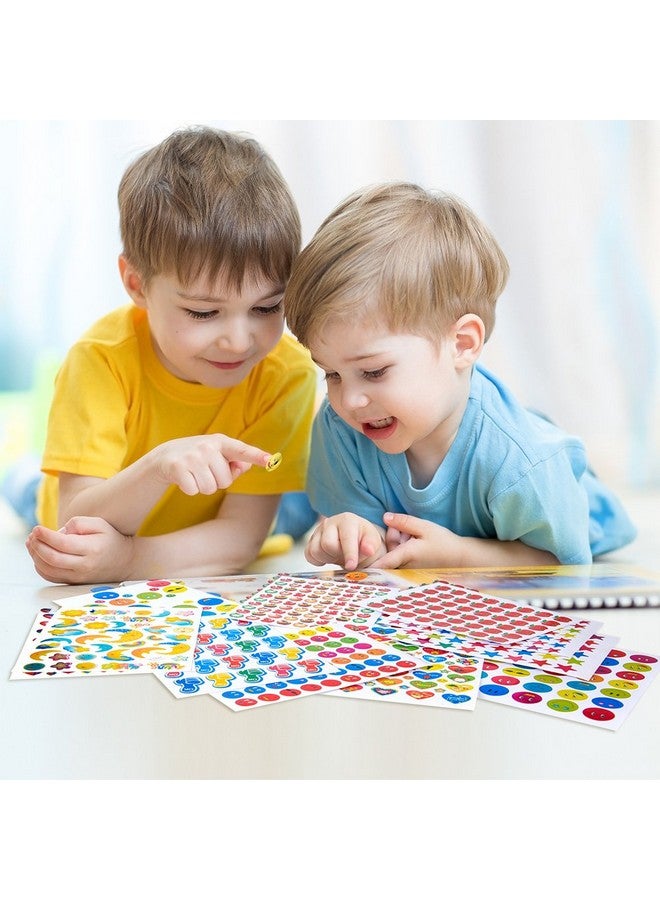 7060 Pieces Teacher Stickers For Kids Reward Stickers Mega Variety Pack Incentive Stickers For Teacher Supplies Classroom Supplies Including Heart Smiley Face Star Moon Apple