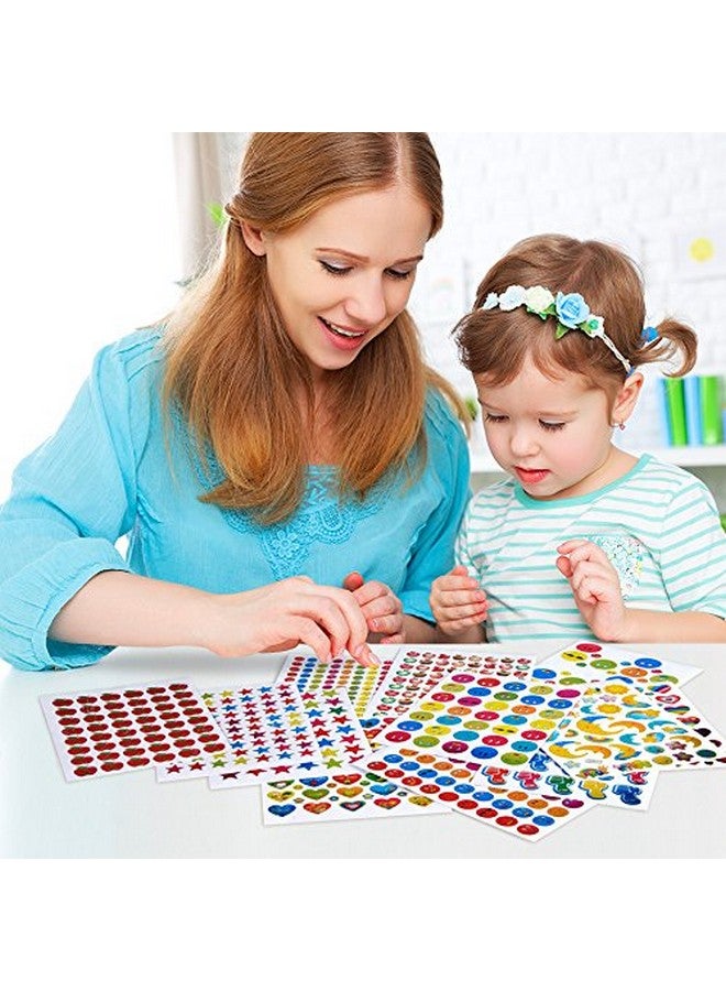 7060 Pieces Teacher Stickers For Kids Reward Stickers Mega Variety Pack Incentive Stickers For Teacher Supplies Classroom Supplies Including Heart Smiley Face Star Moon Apple