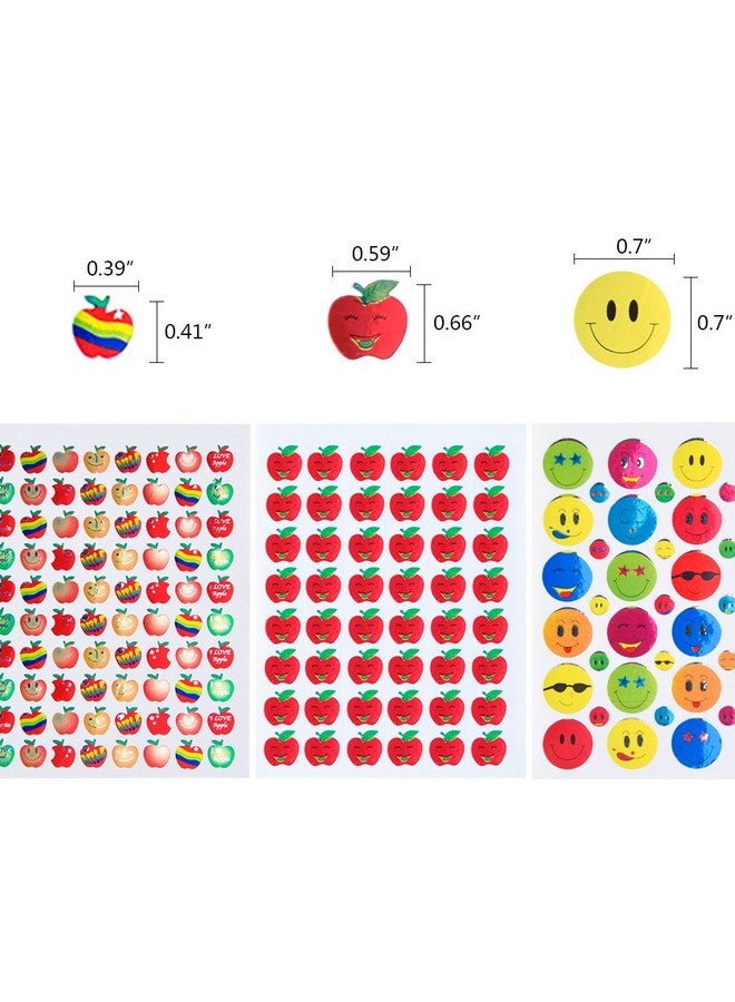 7060 Pieces Teacher Stickers For Kids Reward Stickers Mega Variety Pack Incentive Stickers For Teacher Supplies Classroom Supplies Including Heart Smiley Face Star Moon Apple